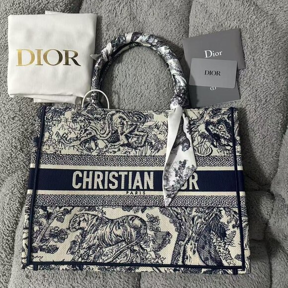 Medium Size Christian Dior Book Tote - Picture 1 of 10